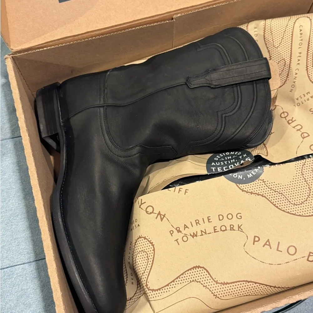 Tecovas Black Leather Men's Boots